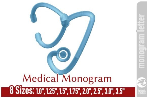 Medical Embroidery Monogram Letter - I Review