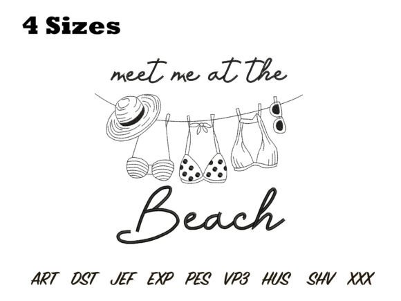 Meet Me at the Beach Embroidery: A Designer Review